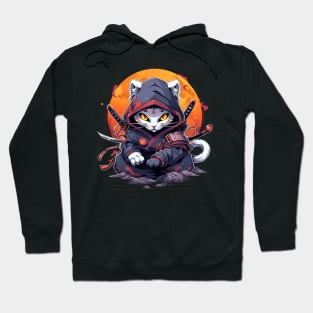 ninja cat Hoodie